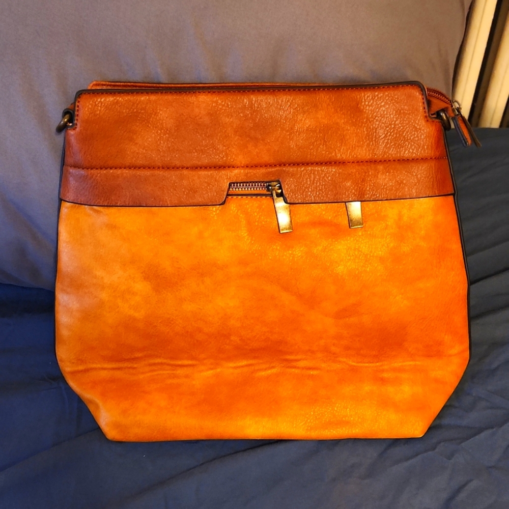 Gorgeous Real Leather Handbag, Crossbody Strap Never Used